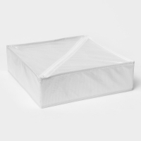 Органайзер для хранения белья LaDо́m, 24 ячейки, 32&times;32&times;10 см, цвет белый