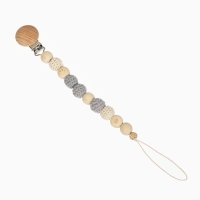 Держатель для соски - пустышки &laquo;Звезда&raquo;, деревянный