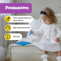 Развивающий набор &laquo;Цветные столбики&raquo;, основа, карточки