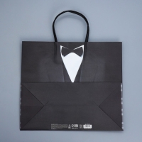 Пакет подарочный крафтовый, упаковка, &laquo;Лучшему мужчине&raquo;, 32 х 28 х 15 см