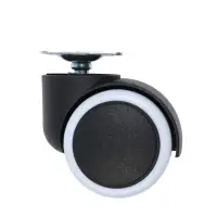 Колесо мебельное ТУНДРА, d=50 мм, на площадке 35х35 мм, набор 4 шт