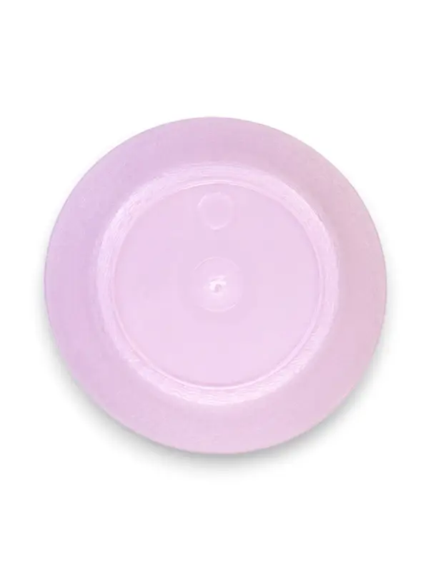 Горшок для цветов с поддоном 0,5 л d12,5см h7 см "Фиалочка" сиреневый