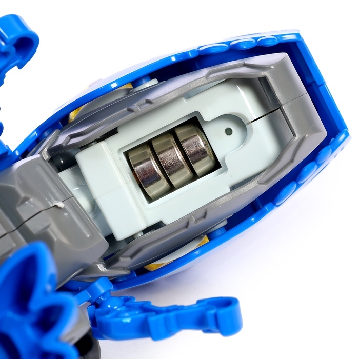 Электронный конструктор динозавр &laquo;Динобот&raquo;, со звуком и подсветкой, на батарейках, цвет МИКС