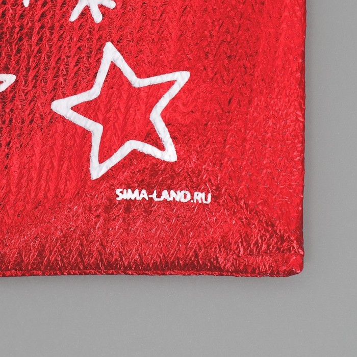 Мешочек подарочный парча &laquo;Верь в мечту&raquo;, 20 х 30 см +/- 1.5 см, Новый год