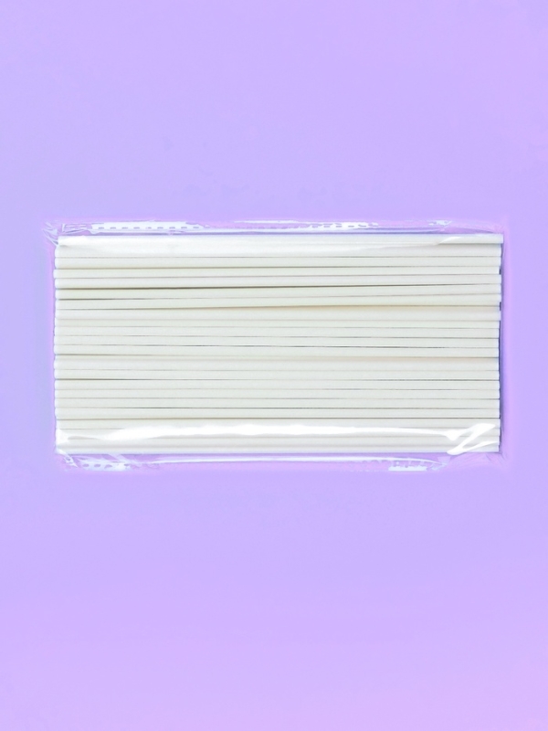 Набор палочек для кондитерских изделий Доляна, d=0,3 см, 15 см, 50 шт, цвет белый