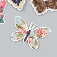 Набор магнитов на холодильник &laquo;Цветочные&raquo;, 12 шт., картон, h=4-10 см