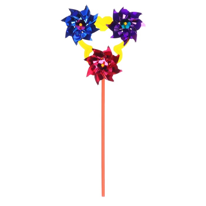 Штекер "Ветерок тройной" 6х18х39см, набор 5шт, МИКС (9943810)