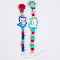 Держатель - игрушка для соски - пустышки &laquo;ТРЕНД. Малышки&raquo;, деревянный, виды МИКС