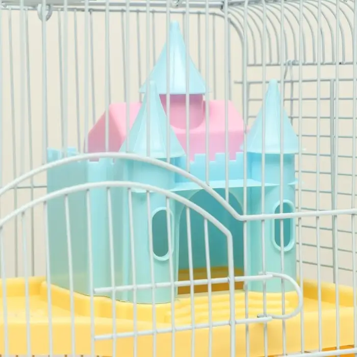 Клетка для грызунов "Пижон", укомплектованная с замком, 27 х 21 х 31 см, жёлтая