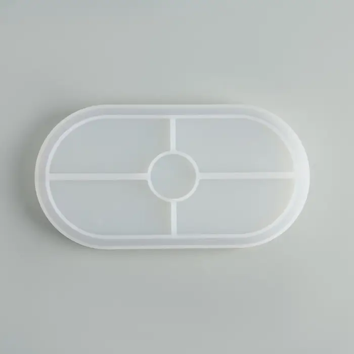 Подставка из гипса. Набор для создания поддона с красками &laquo;Овал&raquo;