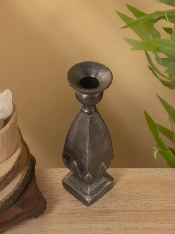 Подсвечник "Ретро серия Севилья" алюминий 5,5х5,5х20,5 см