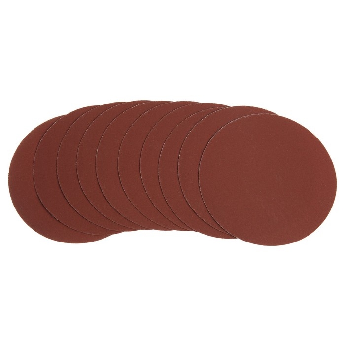 Круг абразивный шлифовальный под "липучку" ТУНДРА, 125 мм, Р400, 10 шт.