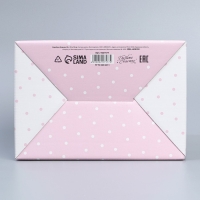 Коробка подарочная сборная, упаковка, &laquo;8 марта&raquo;, 22 х 15 х 10 см