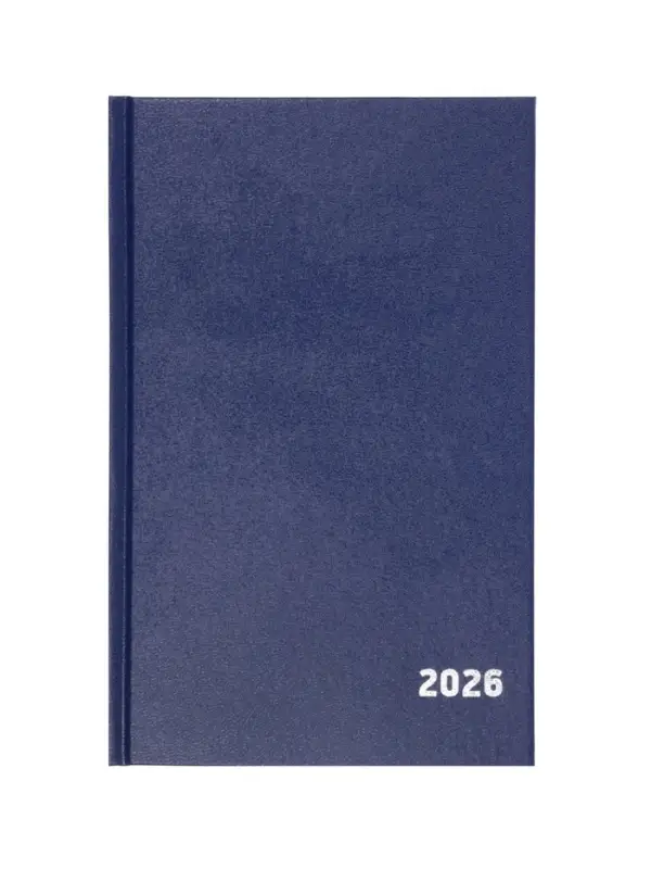 Ежедневник датир 2026г А5 168л б/вин Синий