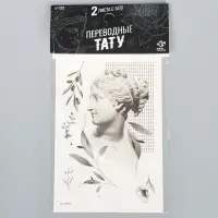 Переводные татуировки &laquo;Скульптура&raquo;, временные, 2 листа, тату &mdash; 9 шт.
