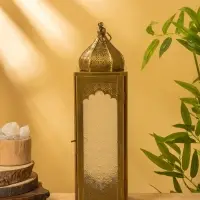 Подсвечник фонарь &laquo;Сокровищница&raquo;, 11&times;12&times;39 см, железо