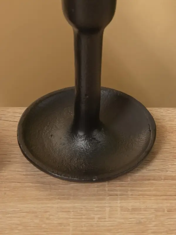 Подсвечник "Дарк" алюминий 10х10х15 см