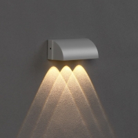 Светильник фасадный &laquo;Каскад&raquo;, FSD-093, 3 Вт, 3000К, 3 луча, IP65, 220 В, металл, белый