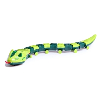 Животное &laquo;Змея&raquo;, световые эффекты, работает от батареек, 11 деталей, цвет зелёный