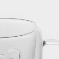 Кружка стеклянная с двойными стенками &laquo;Панда&raquo;, 300 мл