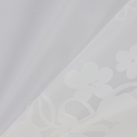 Штора для ванной &laquo;Цветочный вальс&raquo;, с люверсами, с утяжелителями, PEVA ароматизированная, 180&times;180 см, белая