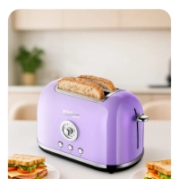 Тостер для хлеба с поддоном для крошек КТ-6831 - 815 Вт