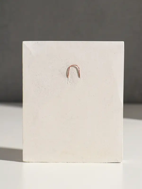 Икона с подвесом " Георгий победоносец" размер 12х10х2 см,гипс