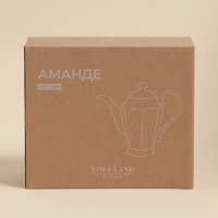 Заварочный чайник SL Home &laquo;Аманде&raquo;, 27,5&times;14&times;24 см, фарфор, белый