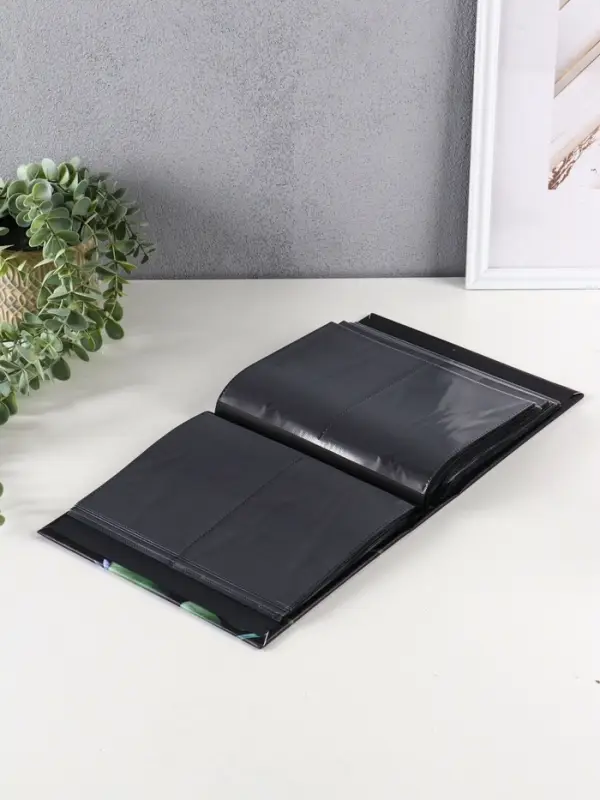 Фотоальбом 304ф 10X15см, ПП карм., 2ф на стр, черные страницы