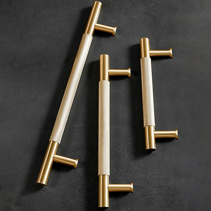 Ручка-рейлинг CAPPIO PIMPLY, d=12 мм, м/о 96 мм, цвет золото