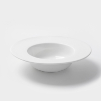 Тарелка для пасты Hanna Kn&ouml;vell, d=26.5 см, фарфор, белая