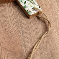 Доска разделочная круглая "Оливковая ветвь" дерево манго 36х28 см