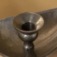 Подсвечник "Средневековье" алюминий 18х13х6,5 см