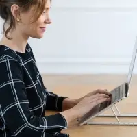 Подставка для ноутбука и планшета Scaffold Light ver.2, металлик