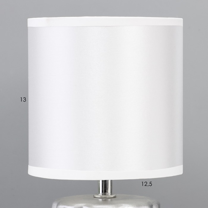 Настольная лампа "Мюриэль" Е14 40Вт серебро 13х13х26,5 см