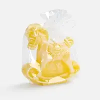 Свеча фигурная &laquo;Лошадка-качалка&raquo;, желтая