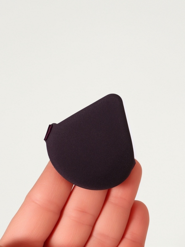 Набор спонжей д/макияжа 6 шт: 5 пуховок, 1 капля в пласт футляре латекс МИКС пакет QF