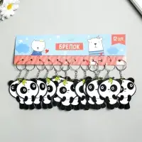 Брелок пластик "Панда" МИКС 7х5,5 см