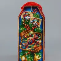 Коробка подарочная складная "Зимняя сказка" 23 х 10 х 22 см