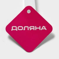 Набор совков Доляна, 3 шт, 15,5&times;5,5&times;2,5 / 18,7&times;6,7&times;3 / 22,1&times;8&times;3,1 см, цвет белый