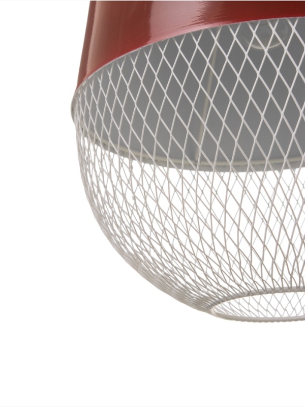 Светильник Lisa 1х40Вт Е27 бордовый  26х26х32см