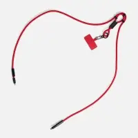 Кабель-ланьярд energyFlex Power Delivery 60 Вт, красный