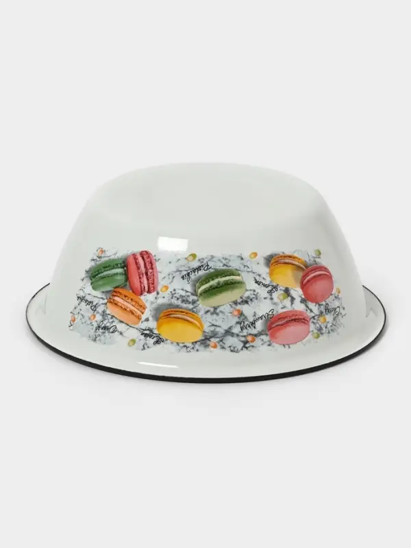 Миска 2л (белая)Цветное печенье