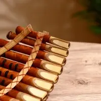 Сувенирный музыкальный инструмент "Флейта" 30х5х18 см МИКС