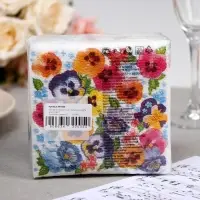 Салфетки бумажные &laquo;Гармония цвета. Анютины глазки&raquo;, 50 шт.