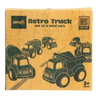 Набор спецтехники Ретро в бесцветной коробке