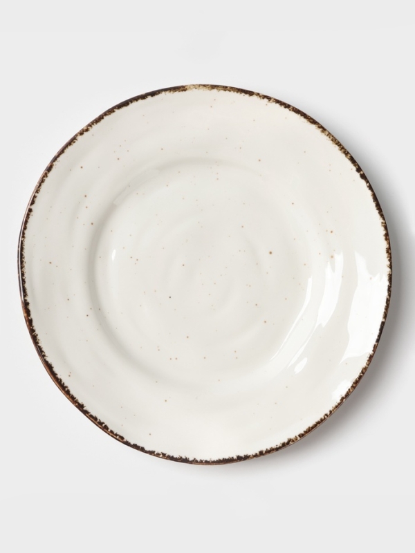 Тарелка  Magistro "Alpine Frost" 23см 23,7х23,1х3,5 цвет белый