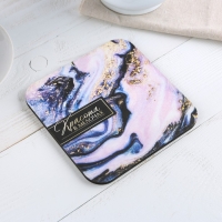 Подставка под горячее квадратная Дорого внимание &laquo;Красота в мелочах&raquo; 15 x 15 см