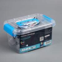 Умная гирлянда &laquo;Нить&raquo; 6 м с насадками &laquo;Калейдоскоп&raquo;, IP20, тёмная нить, 20 LED, свечение RGB, USB