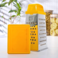 Тёрка &laquo;Комфорт&raquo;, 4 грани и контейнер 450 мл, 11&times;8,5&times;27 см, цвет МИКС